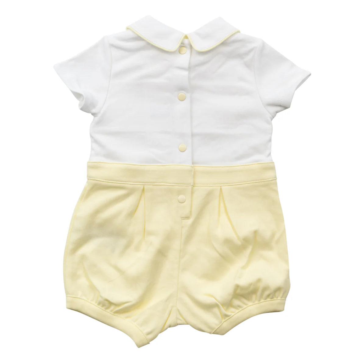 Mintini Romper-White/Lemon