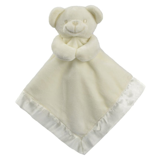 Cream Bear Comforter - Satin Back