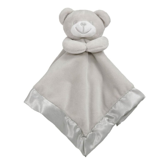 Grey Bear Comforter - Satin Back