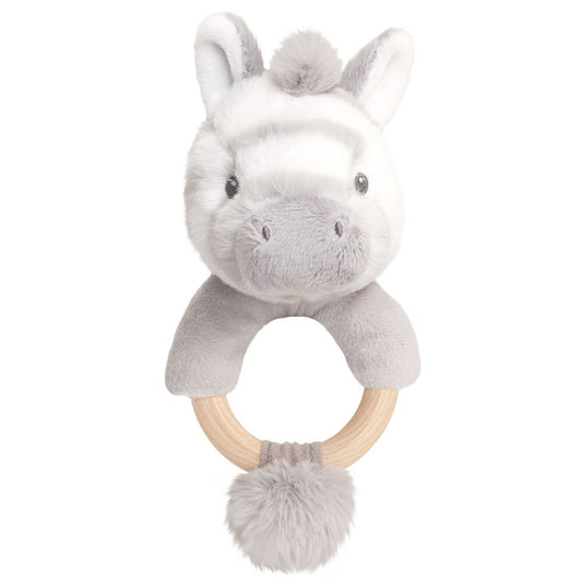 Keeleco Zebra Rattle Ring (14cm)