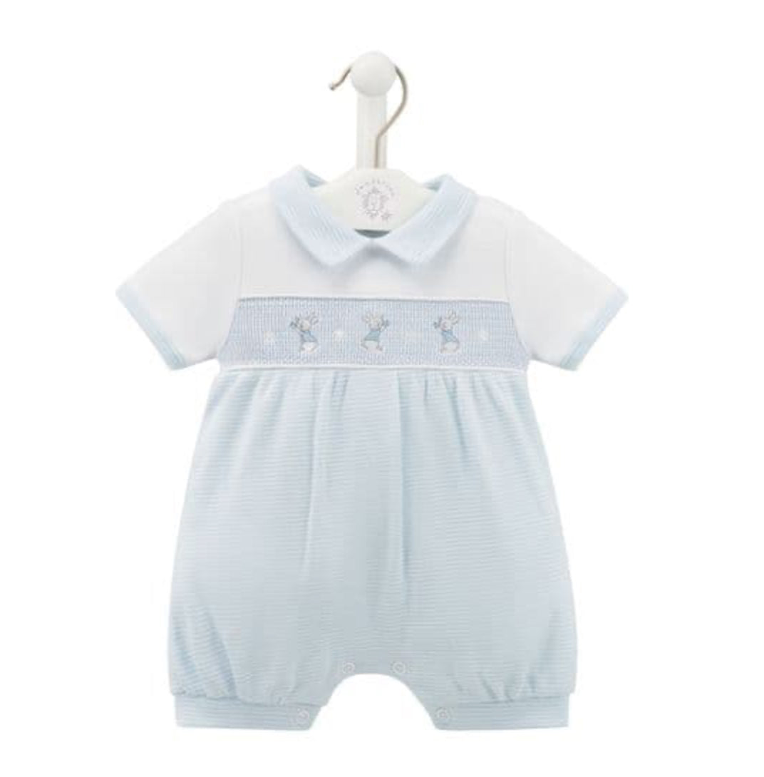 Dandelion Bunny & Star Smocked Romper