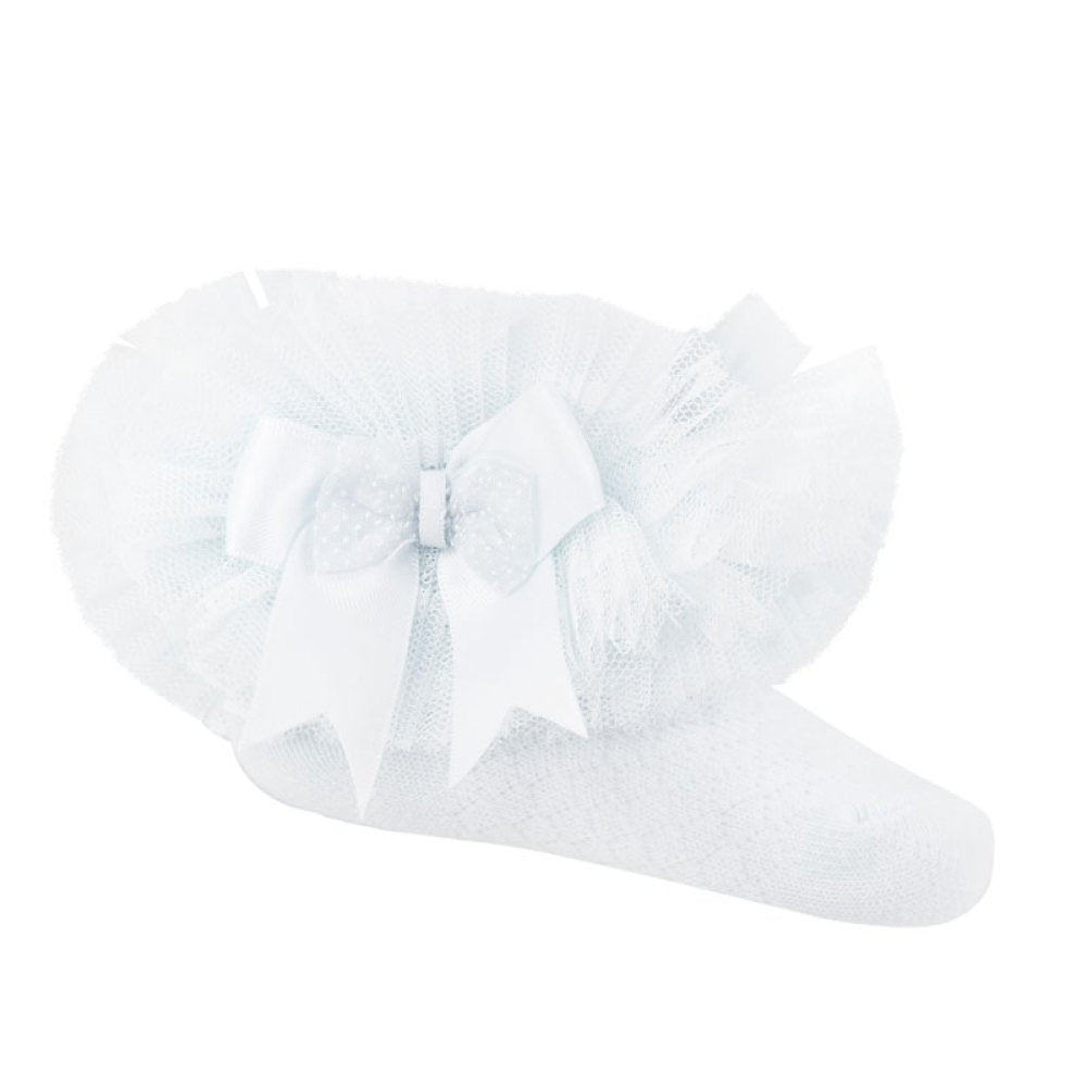 Girls White TuTu Socks