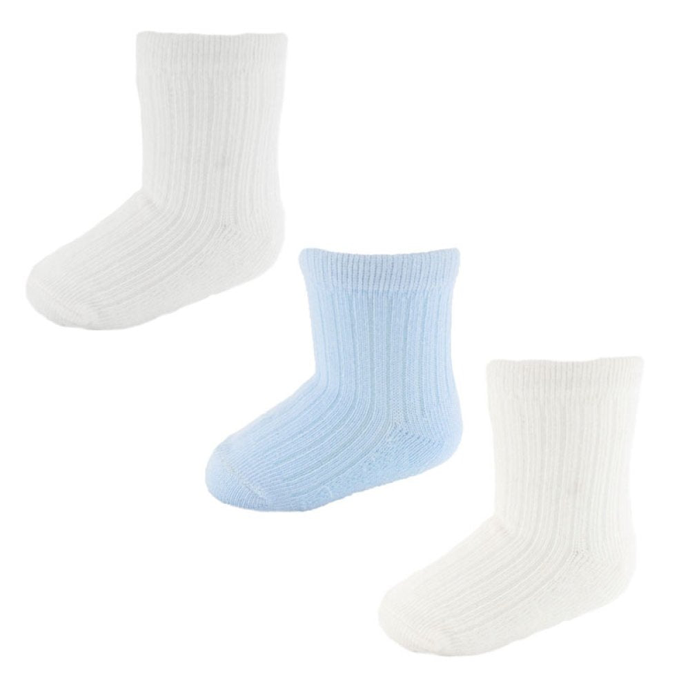 Boys 3 Pack Ribbed Socks