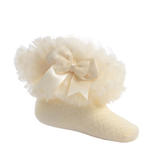 Girls TuTu Socks - Lemon