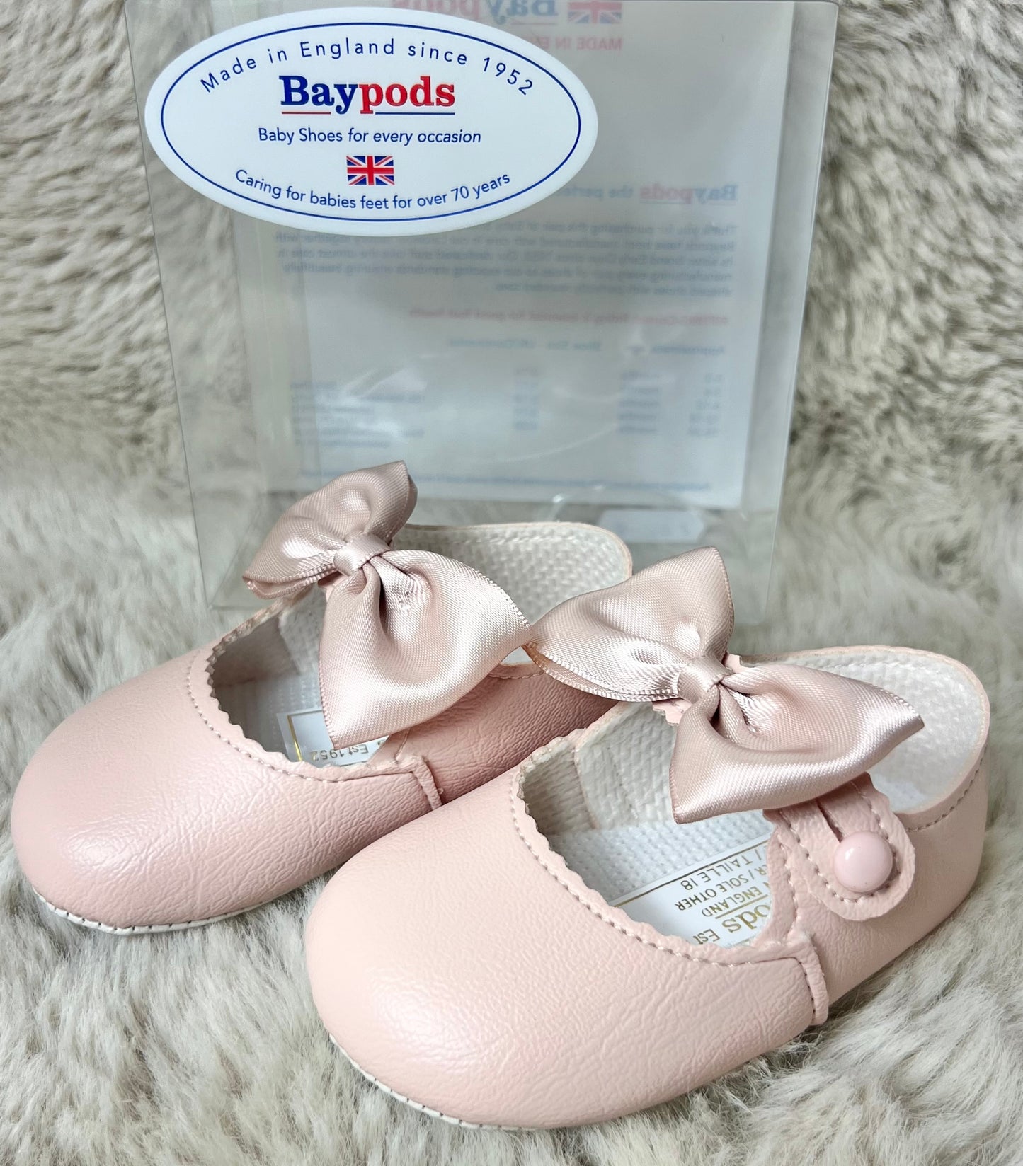 BayPods Soft Soled Shoe-Dusty Pink