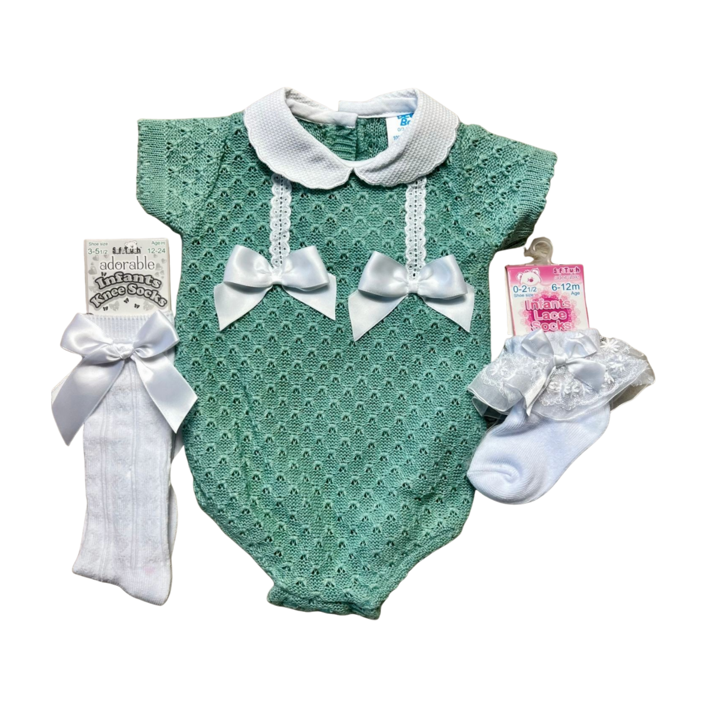 Girls Knitted Romper